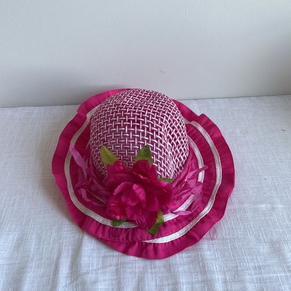 Girls pink sun hat - Picture 3 of 5